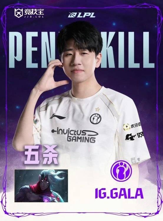 LOL： gala成(chéng)LPL历史五(wǔ)杀王