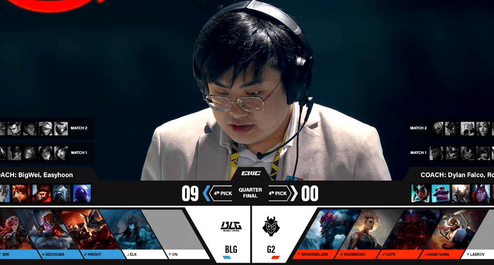 G2碾碎(suì)BLG钥匙,北川(chuān)背(bèi)锅,K皇承认:现在战队一(yī)塌糊涂