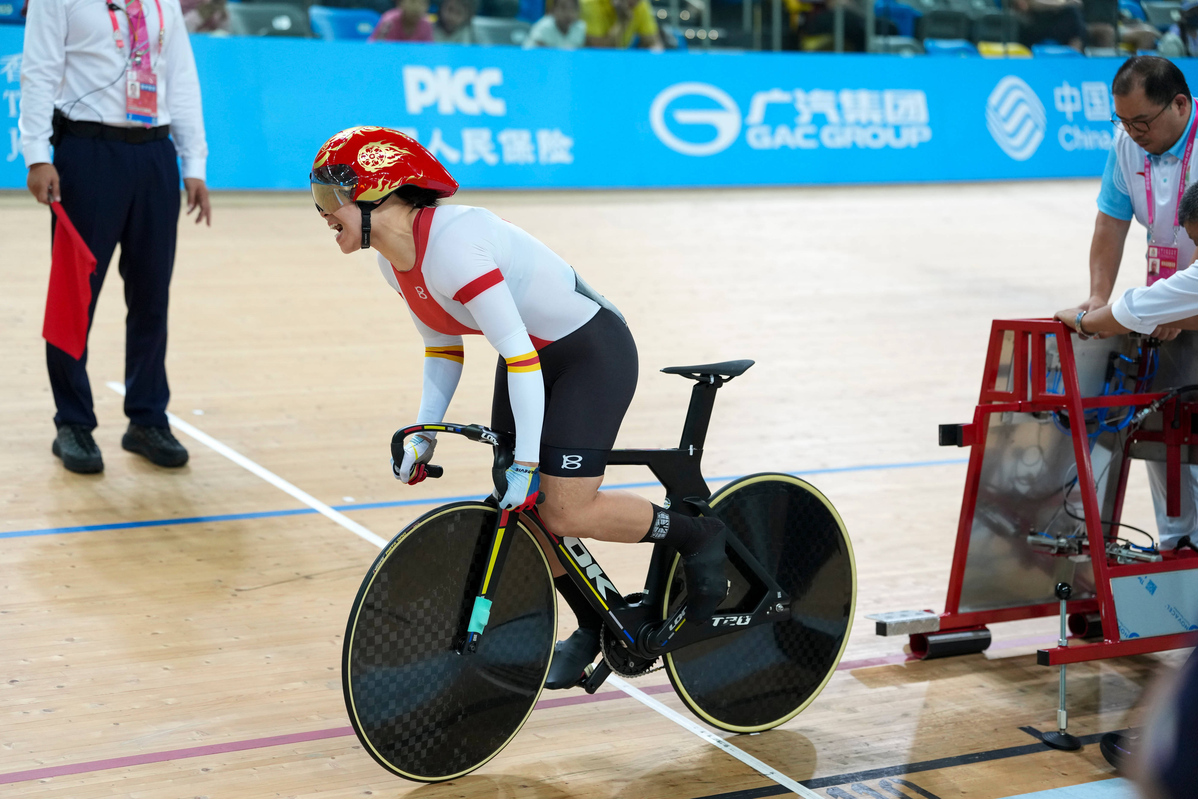全运会丨场地自行车——女子250米计时赛资格赛赛况